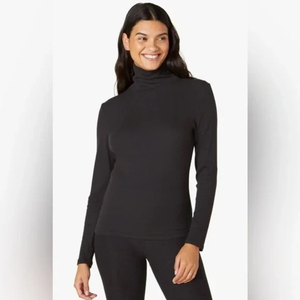 Beyond Yoga® (Women's SMALL) Foundations™ Turtleneck in Black - $64